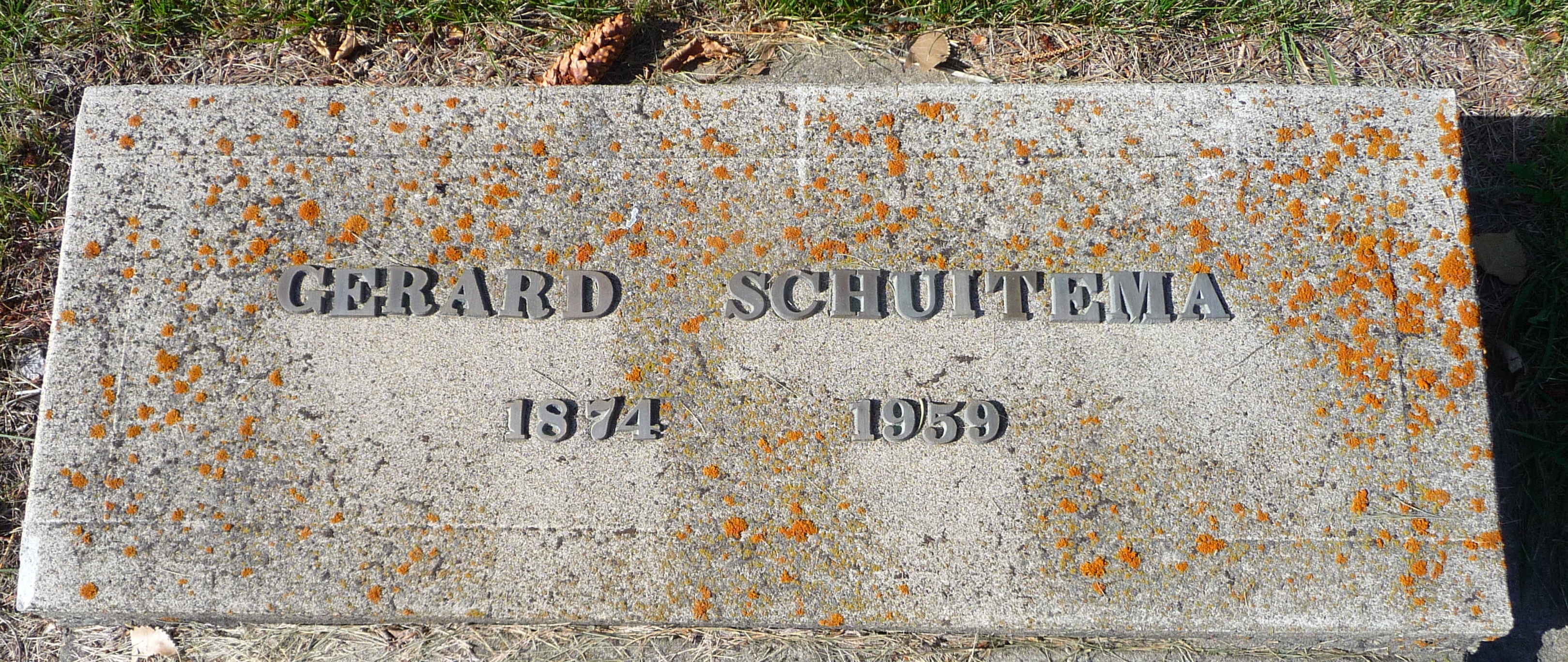 grafsteen gerard schuitema - detail in 1959.